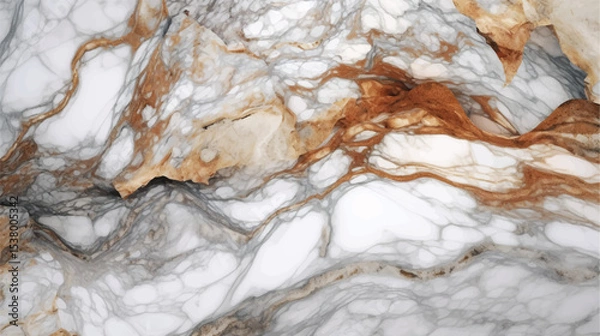 Fototapeta  luxury gold and white marble Texture of light cream paper for watercolor and artwork, gentle background marble texture