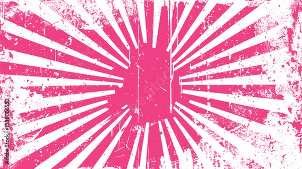 Fototapeta Abstract grunge background vector illustration Vector pink style paintbrush grunge with halftone dots pattern texture 