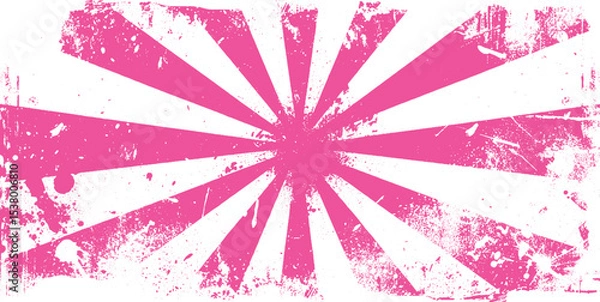 Fototapeta Abstract grunge background vector illustration Vector pink style paintbrush grunge with halftone dots pattern texture 