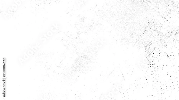 Fototapeta . Distressed spray grainy overlay texture. Dirty powder rough empty cover template. Aged splatter crumb wall backdrop 