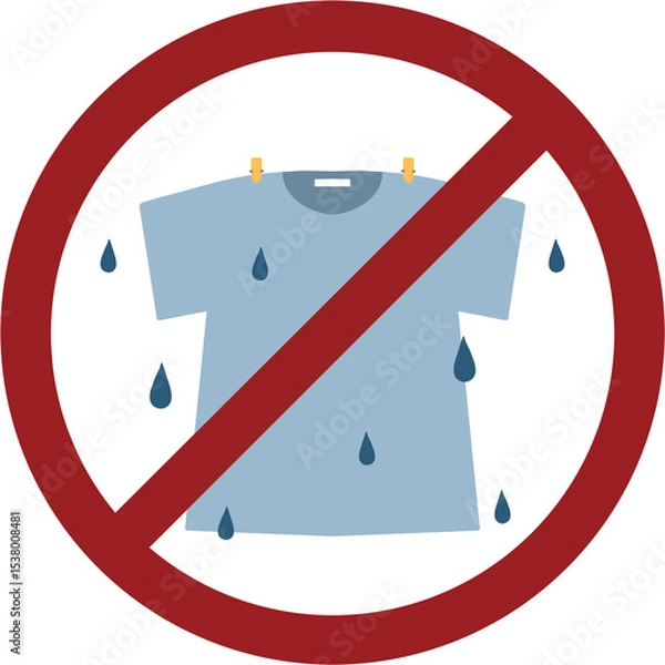 Obraz 빨래금지 아이콘