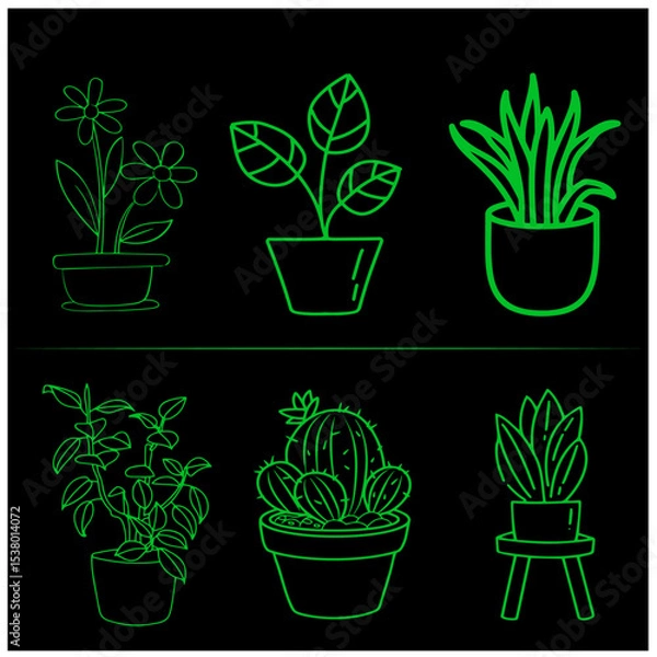 Fototapeta Flower   Vector Set 17