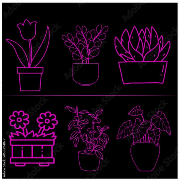 Fototapeta Flower   Vector Set 16