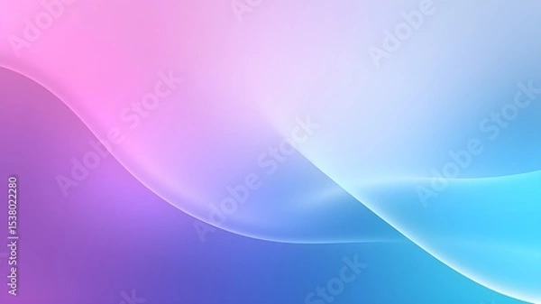 Fototapeta Elegant Colorful Abstract Gradient Background in Soft Pastel Tones – 4K Minimalist Design