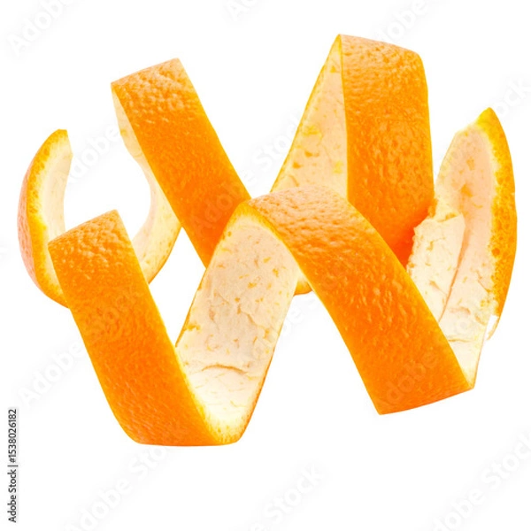 Obraz Healthy, fresh, and sweet orange and carrot slices isolated on white