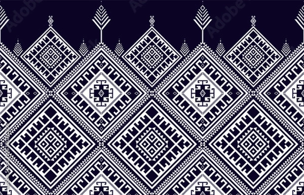 Obraz Abstract ethnic geometric pattern design for background or wallpaper.