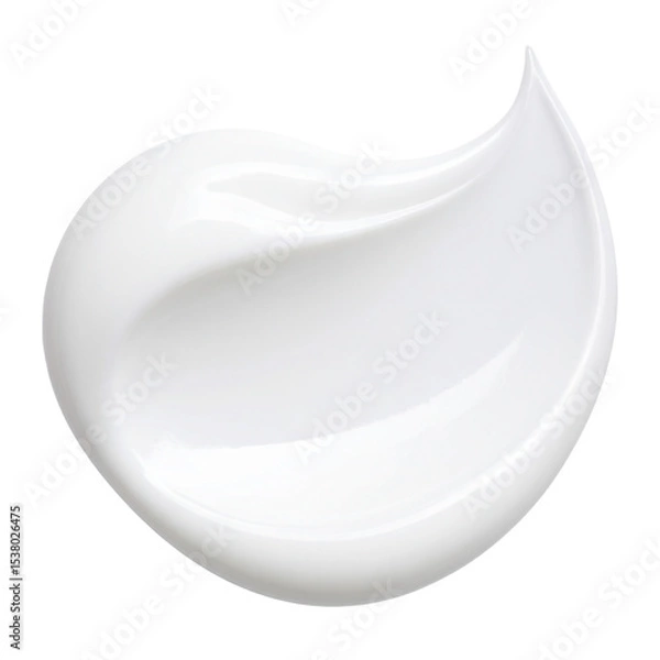 Obraz Empty white porcelain dinner plate isolated on a clean white background
