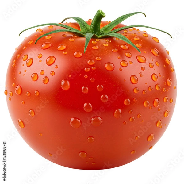 Obraz tomato isolated on white background