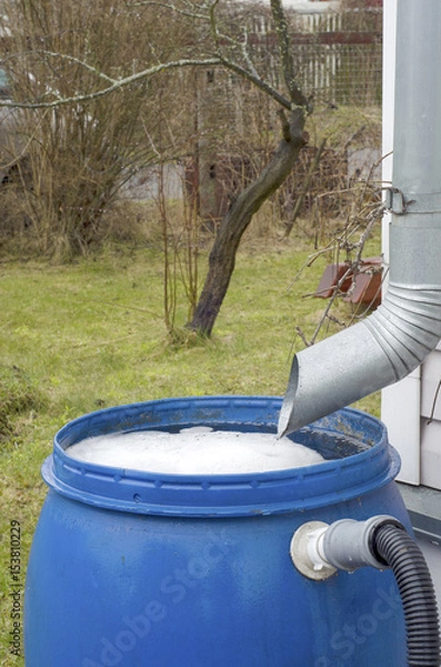 Obraz pipe for rain water