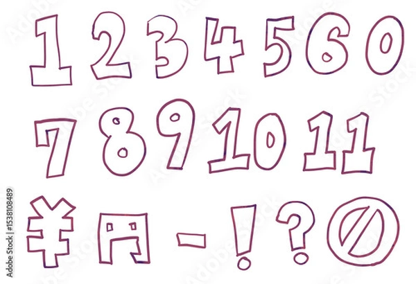 Obraz 数字イラストセット