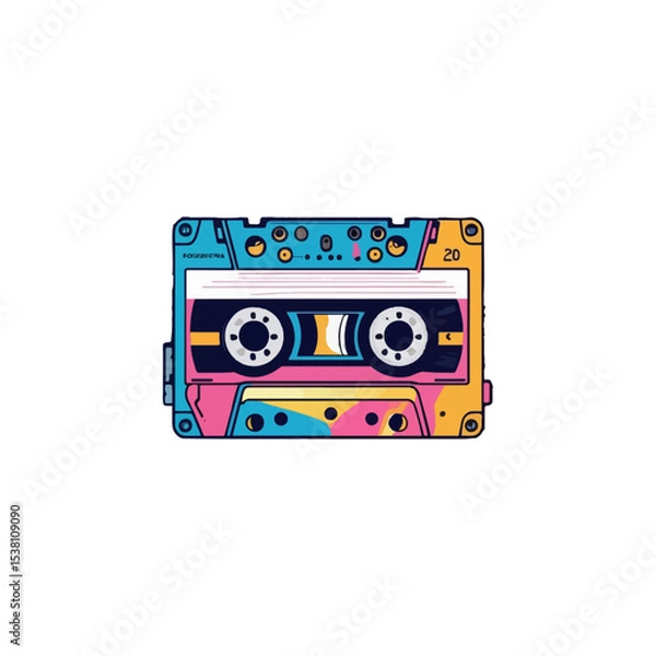 Obraz pop art cassette
