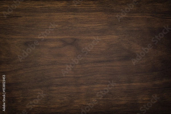 Obraz dark wood texture. brown walnut texture, natural background