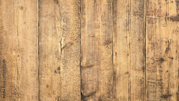 Obraz brown wood texture, old planks table background