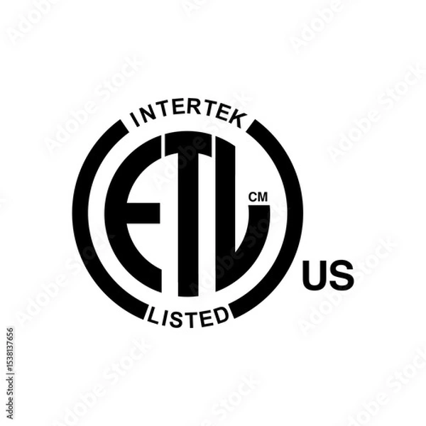 Obraz ETL LISTED VECTOR ICON