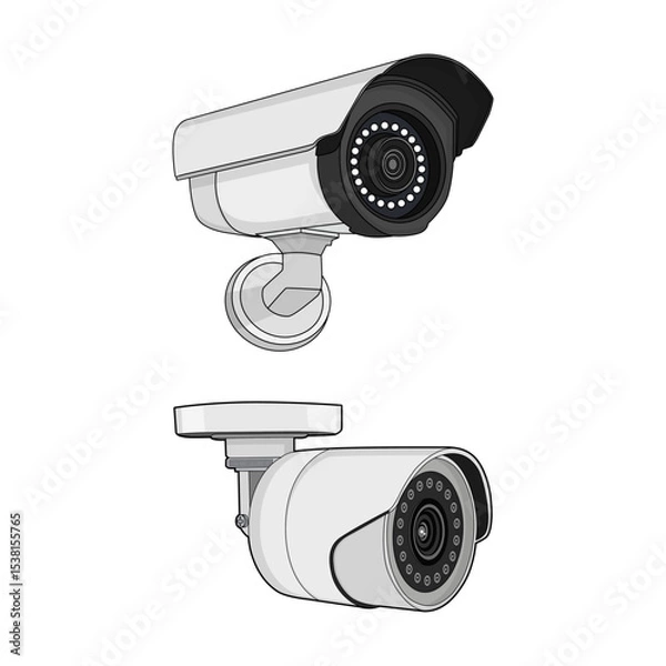 Obraz cctv vector image and illustrator