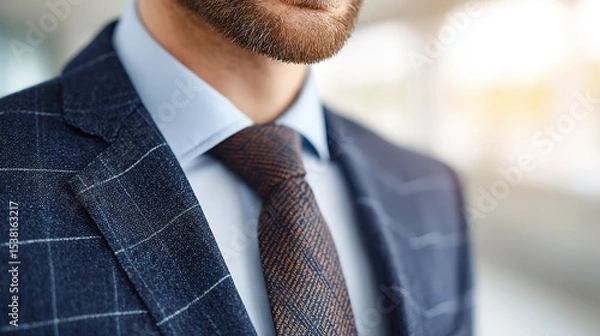 Obraz The concept of learning to dress well to enhance personal image and create new opportunities. Symbolizing self-improvement to appear attractive and likable to others.