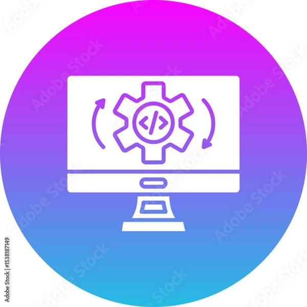 Obraz Desktop computer Icon