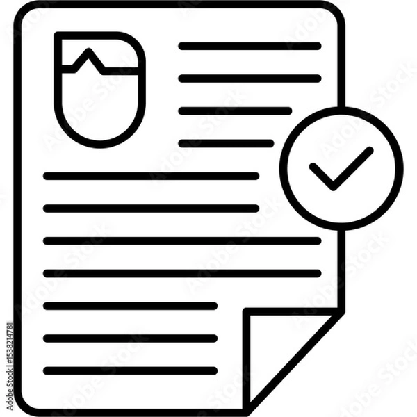 Obraz Background Check Icon