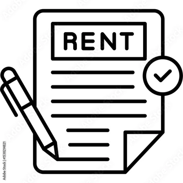 Obraz Rental Application Icon