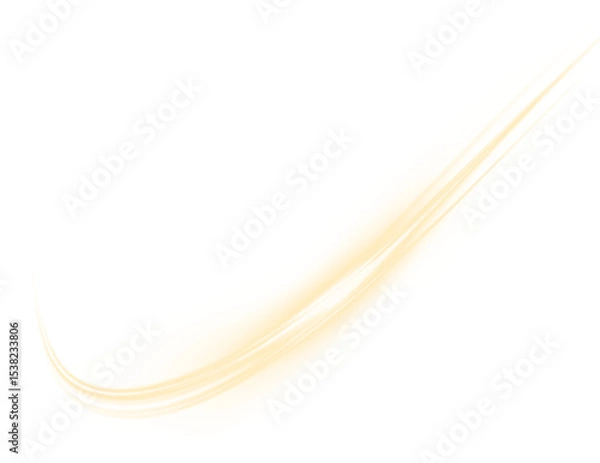 Fototapeta Dust, light, gold, glow, and line create a stylish PNG overlay. This glowing PNG with transparent sparkle and dazzle is perfect for luxury fashion or dynamic magic-themed designs.