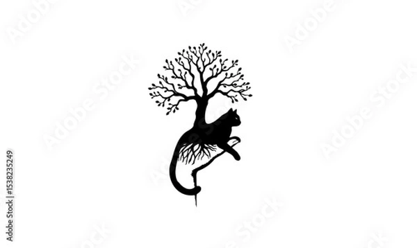 Fototapeta Tree Of Life Cat Edition 2