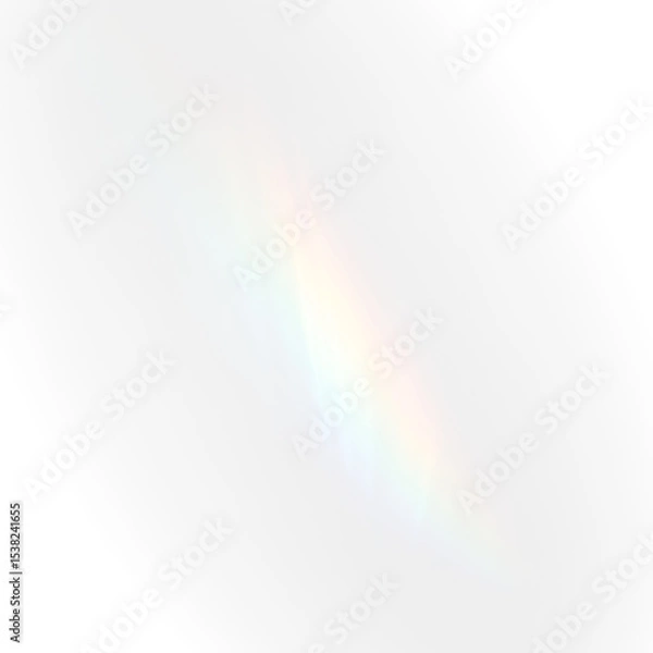 Fototapeta A rainbow, overlay, spectrum, effect, colourful PNG. This rainbow, spectrum effect, creates a unique transparent PNG. Use it as an overlay for a vibrant, colourful scene.