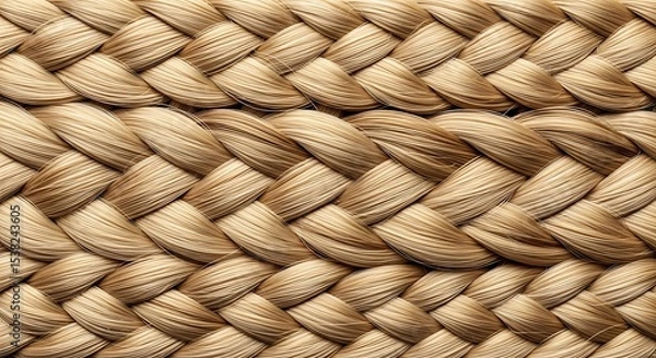 Fototapeta Braided beauty A macro journey through textures patterns woven art intricate design and the gentle dance of fiber