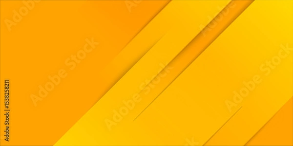 Fototapeta Abstract orange and yellow geometric background eps 10.