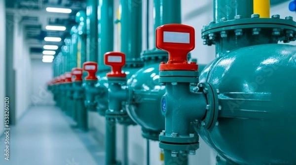 Fototapeta Advancing Sustainability and Cost Reduction with Zero Liquid Discharge Systems in Industrial Operations