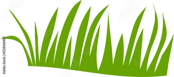 Obraz flat green grass