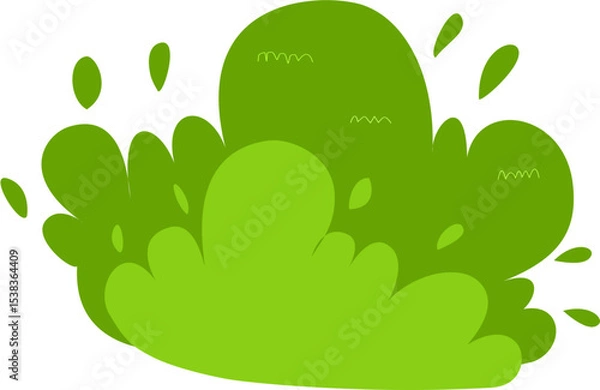 Obraz flat green grass