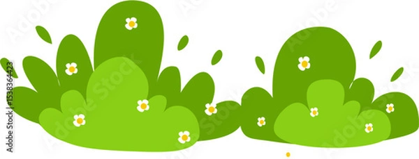 Obraz flat green grass