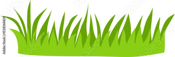 Obraz flat green grass