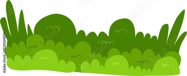 Obraz flat green grass