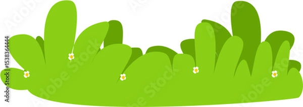 Obraz flat green grass