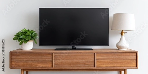Obraz Modern television mockup banner