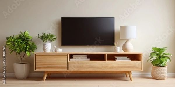 Obraz Modern television mockup banner