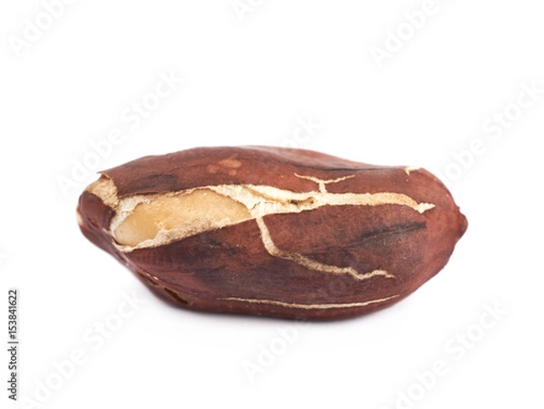 Obraz Peeled peanut isolated