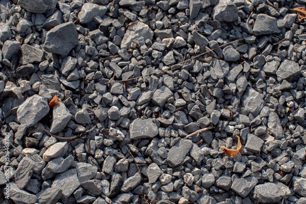 Obraz Gray gravel texture on the ground