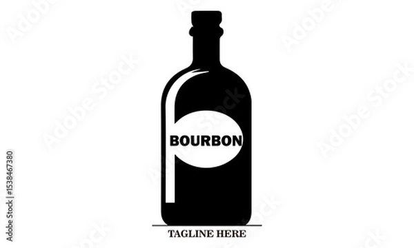 Obraz Bourbon day icon. Bourbon day vector illustration. Bourbon day logo design and bourbon day concept design 