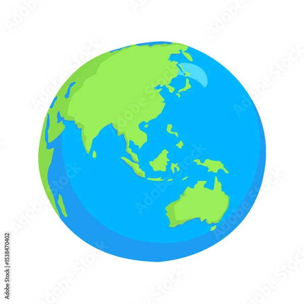 Obraz Earth Globe Asia Australia