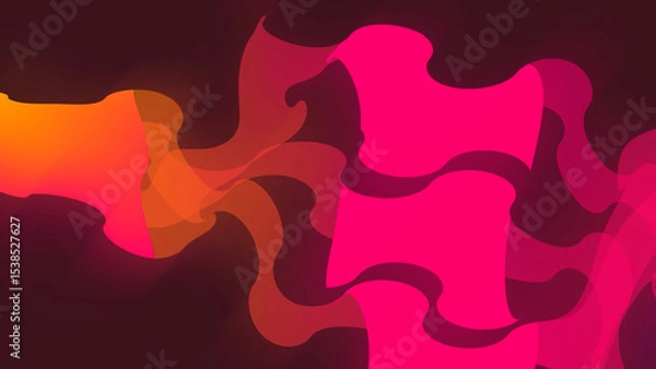 Fototapeta Abstract Background swirlwith Vibrant Colors and Flowing Shapes