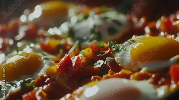 Obraz fried egg in a frying pan