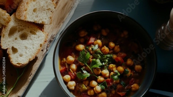 Obraz chili con carne in a pan