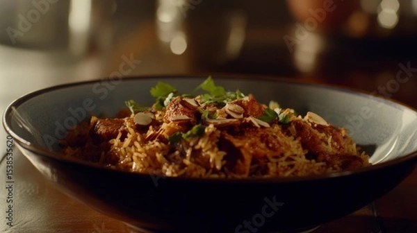 Obraz beef stew with vegetables and rice