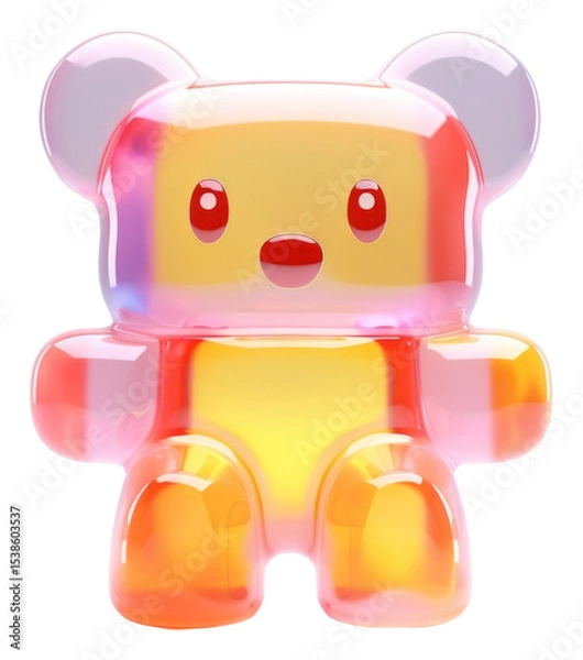 Fototapeta PNG Retro robot cute toy representation.