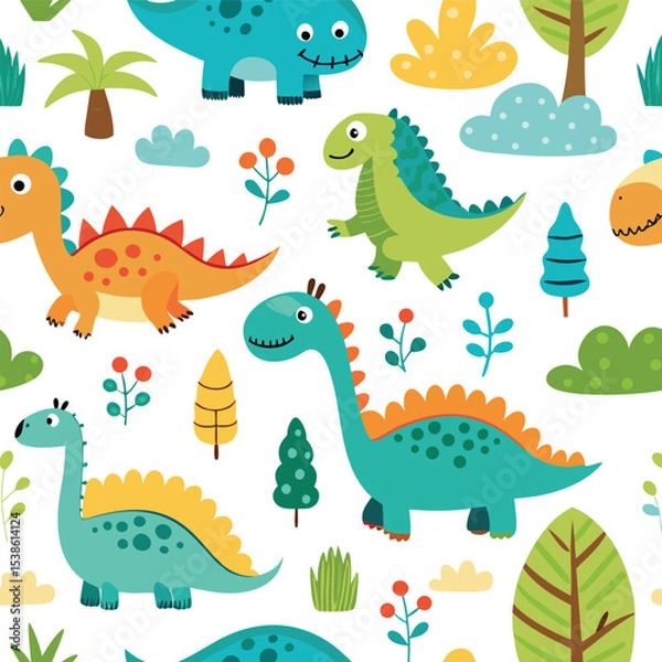 Obraz seamless pattern with animals