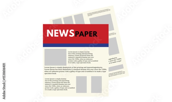 Obraz Newspaper design