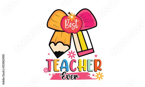 Obraz Best Teacher Ever PNG