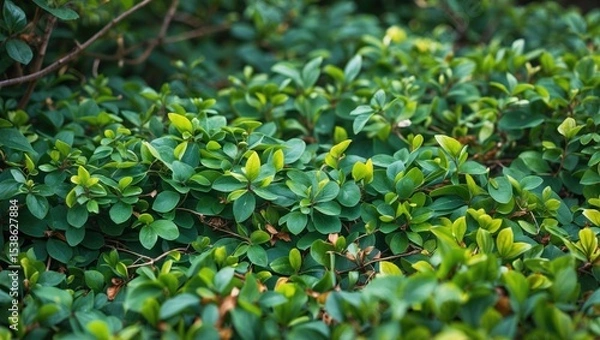 Fototapeta Fresh green wild parsley herb, Chervil, as a vibrant and natural culinary ingredient.